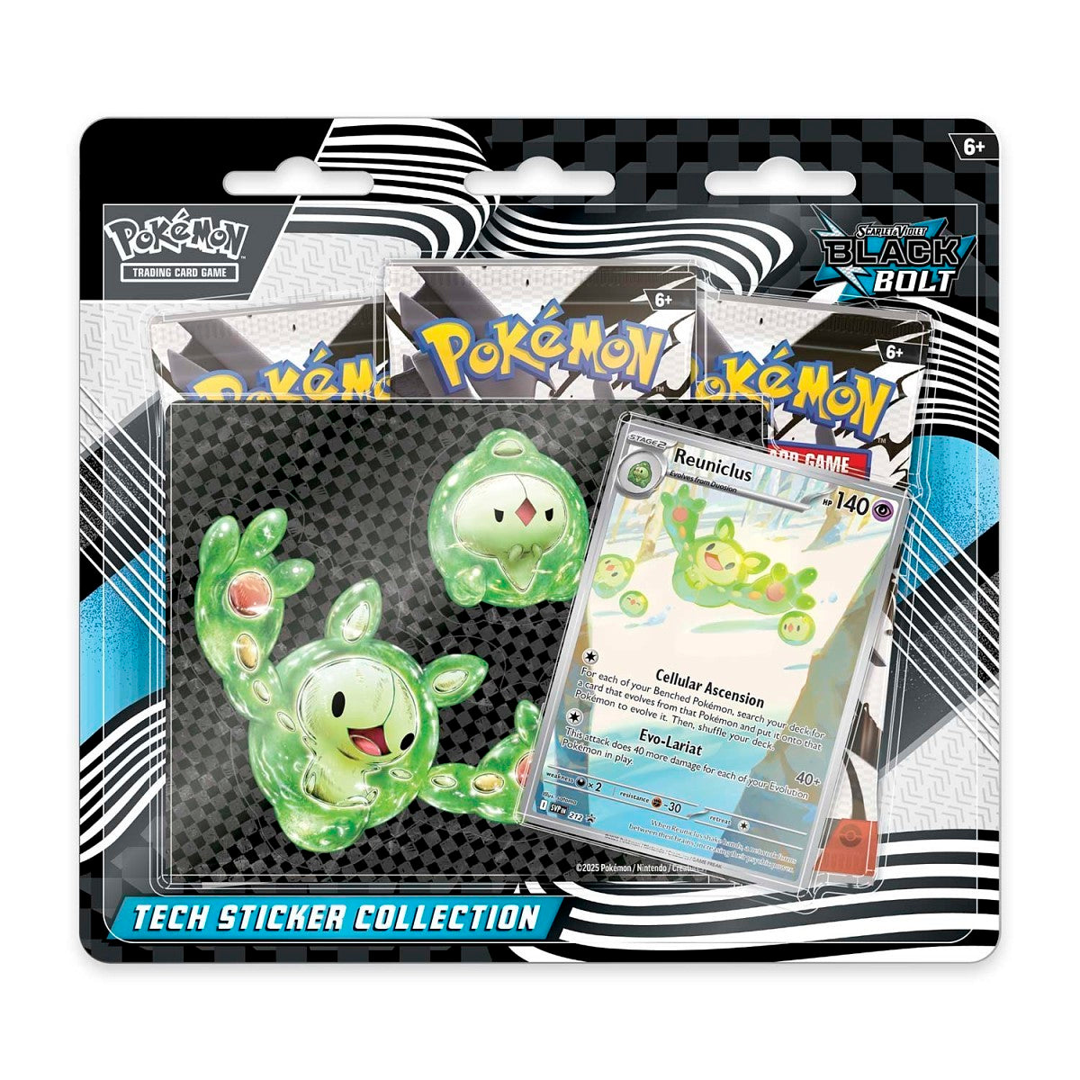 Pokémon TCG: Scarlet & Violet-Black Bolt Tech Sticker Collection